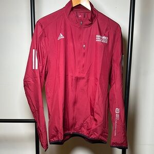 Adidas BMW Berlin 2019 Marathon Red Performance Jacket with Lightweight Design